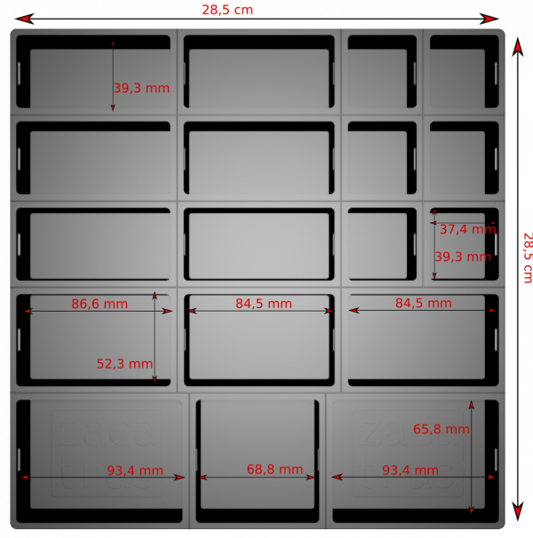 Zacabox: La bandeja organizadora modular #12682