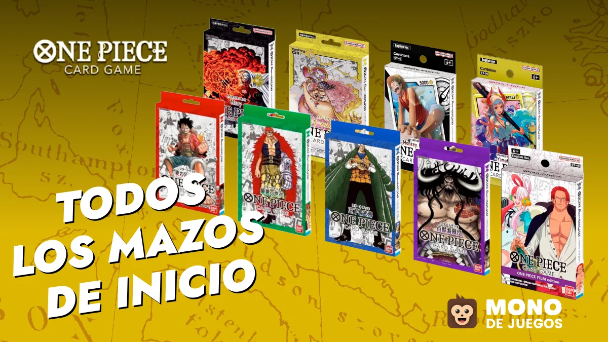 Mazos de inicio de One Piece Card Game - Mono de Juegos