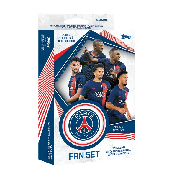 2023-24 Topps Paris Saint Germain Fan Set