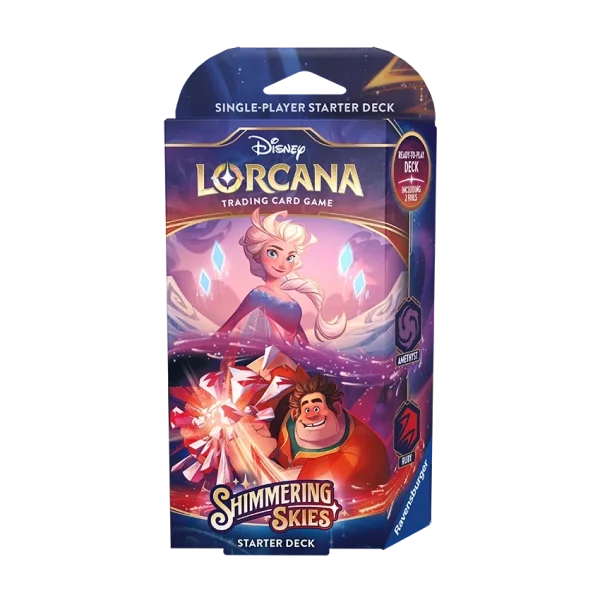 Shimmering Skies Mazo de inicio Disney Lorcana - Elsa / Ralph