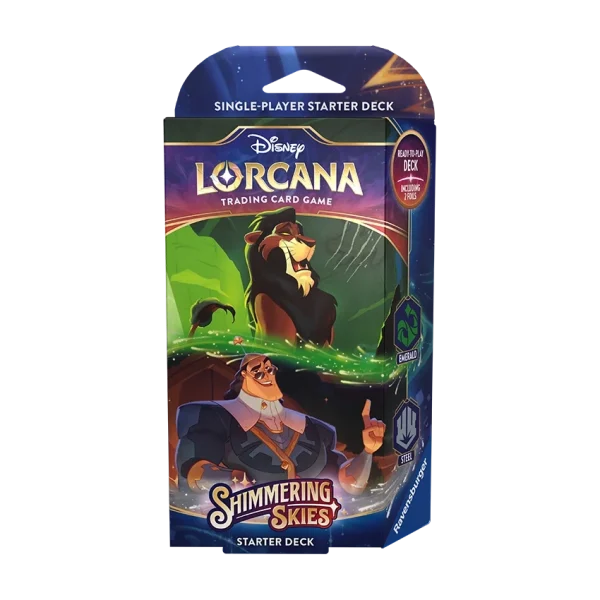 Shimmering Skies Mazo de inicio Disney Lorcana - Scar / Kronk