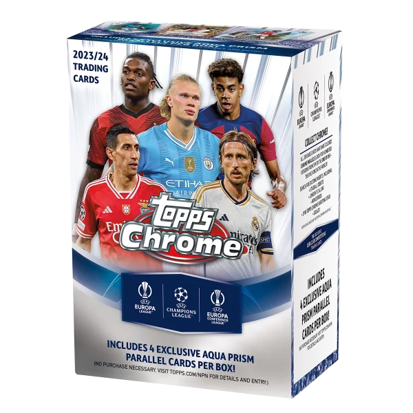 Topps 2023-24 Chrome UEFA Club Competitions Value Box