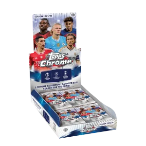 Topps 2023-24 Chrome UEFA Club Competitions Hobby Box